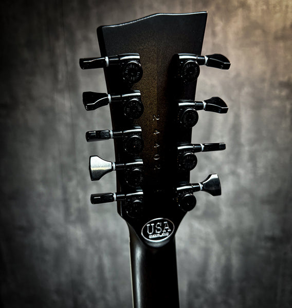 Asteroid Baritone 9 string - Charcoal Quilt Top - 24402a