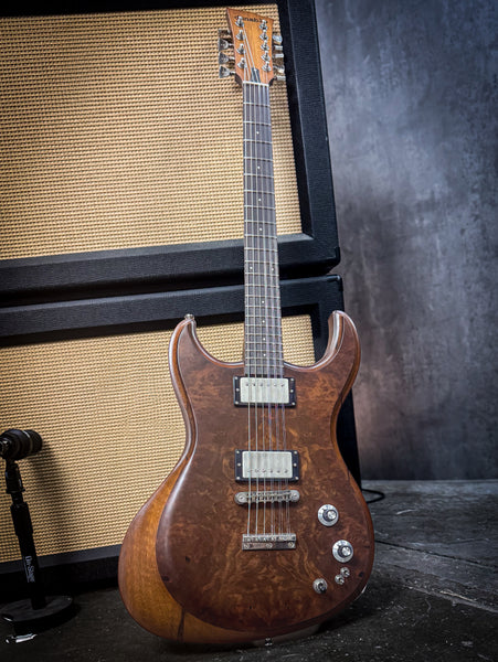 Gnarwhal 9 string - redwood burl/black limba #25275