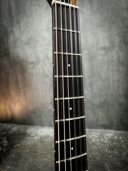 Gnarwhal 9 string - redwood burl/black limba #25275