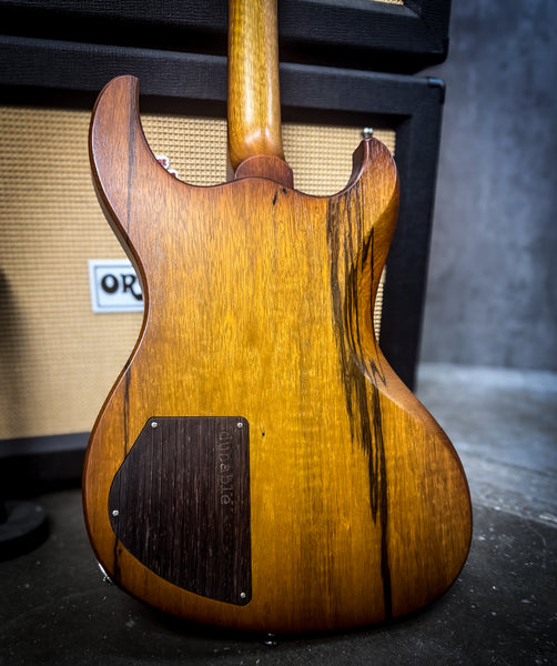 Gnarwhal 9 string - redwood burl/black limba #25275