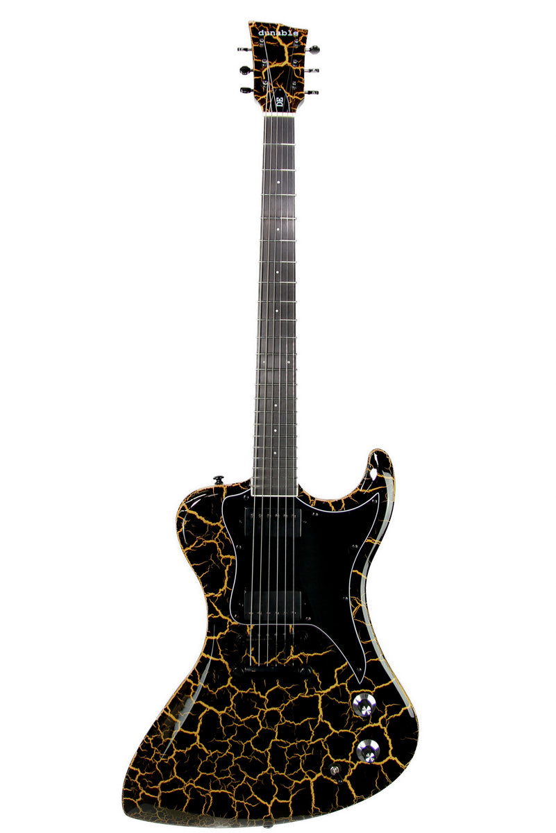 R2 DE Black Oxblood/Yellow Crackle - LIMITED – dunableguitars