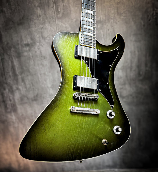 R2 Baritone - Metallic Olive Burst - 24287