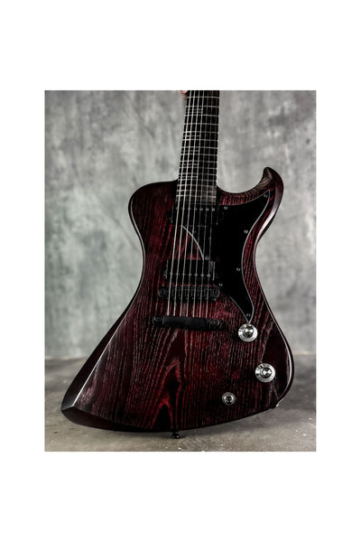 R2 7 string - Black/Red Sandblast - 25267