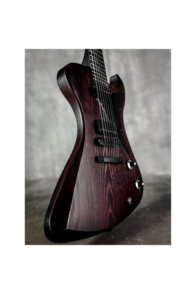R2 7 string - Black/Red Sandblast - 25267