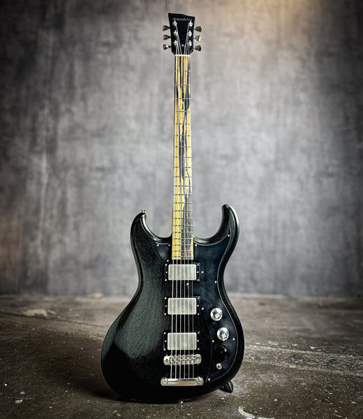 Gnarwhal VI - Green Flake on Black
