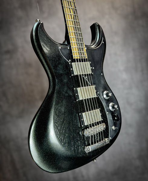 Gnarwhal VI - Green Flake on Black