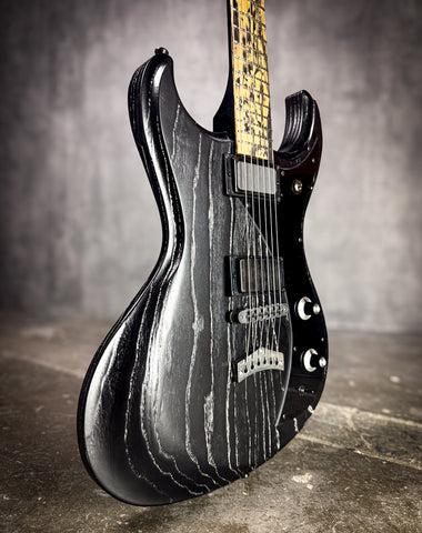 Gnarwhal - Black Lacquer swamp ash #24425