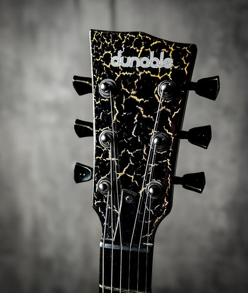 R2 Flat Top - black gold crackle holographic - 26247