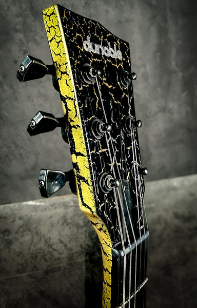 R2 Flat Top - black gold crackle holographic - 26247