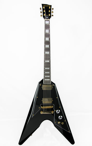 Asteroid DE - Gloss Black / Gold Hardware / Pearl Block