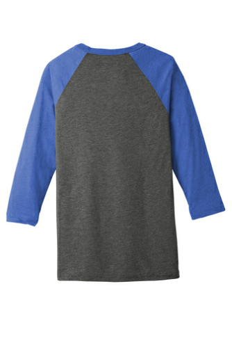 Yeti Van Hailin' - 3/4 sleeve Vintage Black/Royal Heather
