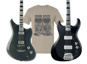 Yeti guitar or Gnarwhal bass with Robot Graves aluminum neck - Special Run PREORDER
